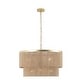 preview thumbnail 25 of 34, GetLedel 23.8" 6-Light Dimmable Handwoven Drum Chandelier