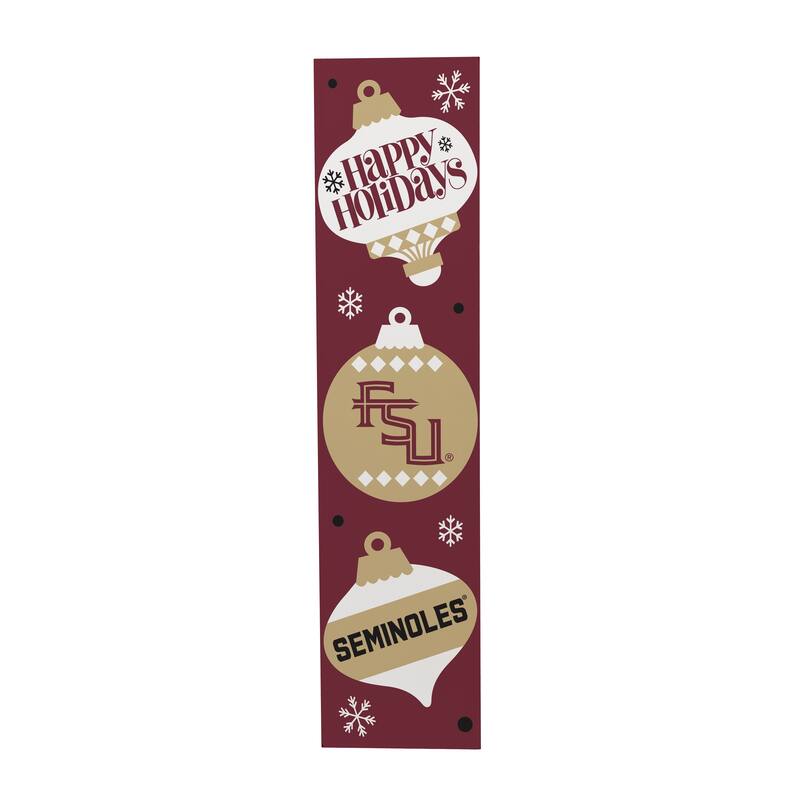 47" Double Sided Seasonal Porch Leaner, Florida State University - 47" x 11.25"