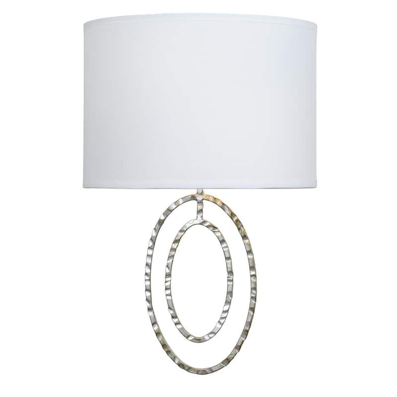 Crystorama Lighting Group Jolie 2 Light 13" High Wall Sconce with - Antique Silver