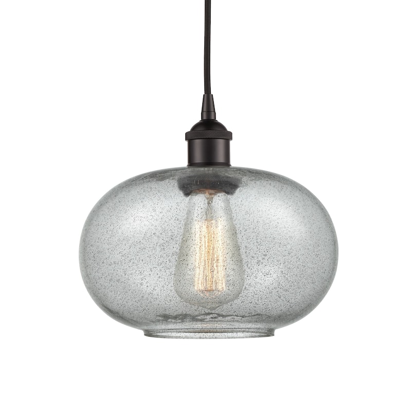 Innovations Lighting 616-1P-11-10 Gorham Pendant Gorham 10" Wide Mini - Oil Rubbed Bronze / Charcoal