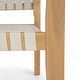preview thumbnail 21 of 20, Christopher Knight Home - Hilary Acacia Wood Outdoor Loveseat with Woven Rope, 2-Seater Sofa