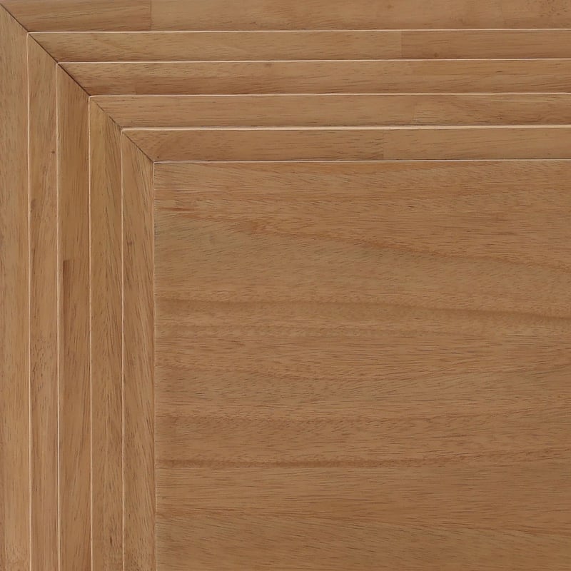 Alpine Rubberwood Platform Bed, Natural