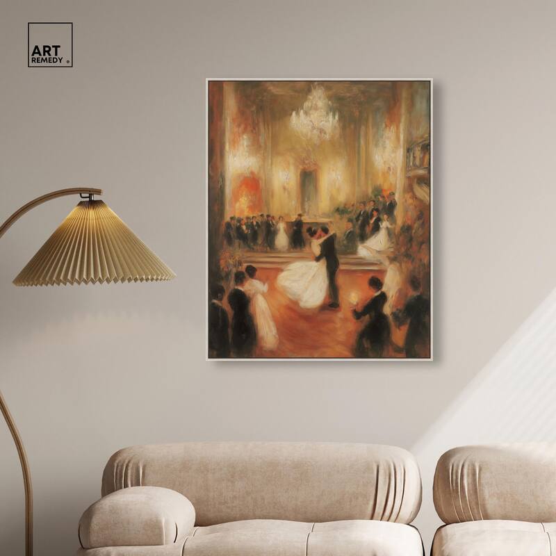 Ballroom Dance Canvas by Art Remedy