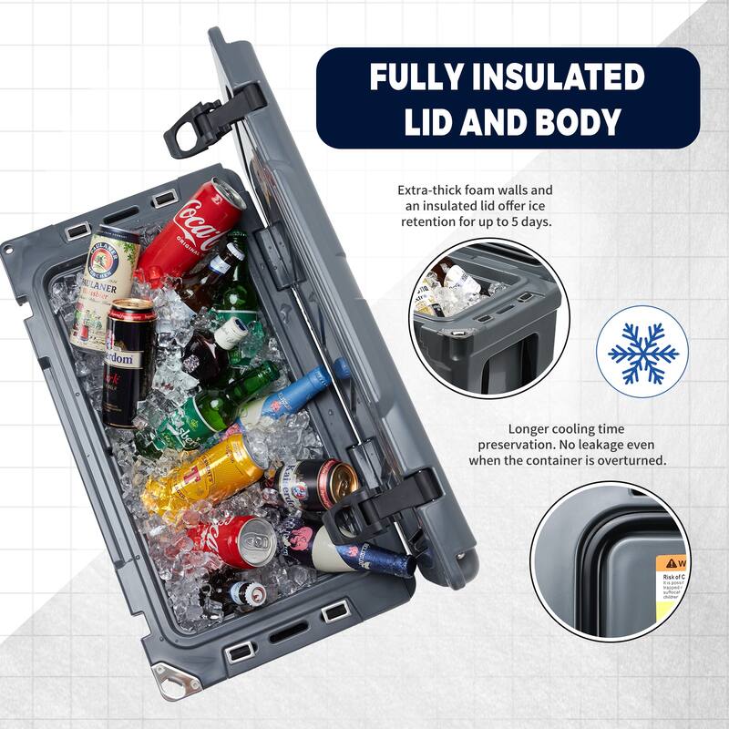 EchoSmile 40 qt. Rotomolded Cooler
