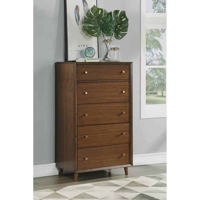 Ludwig Drawer Chest by Flexsteel - Brown