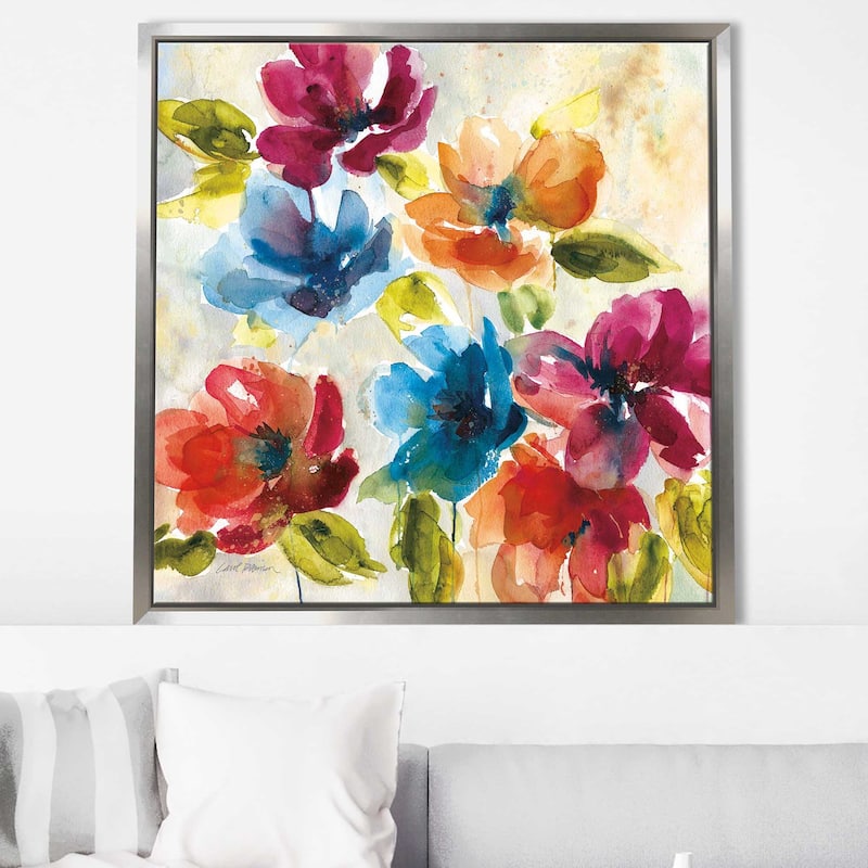 "Color My World I" by Carol Robinson Print on Floating Canvas