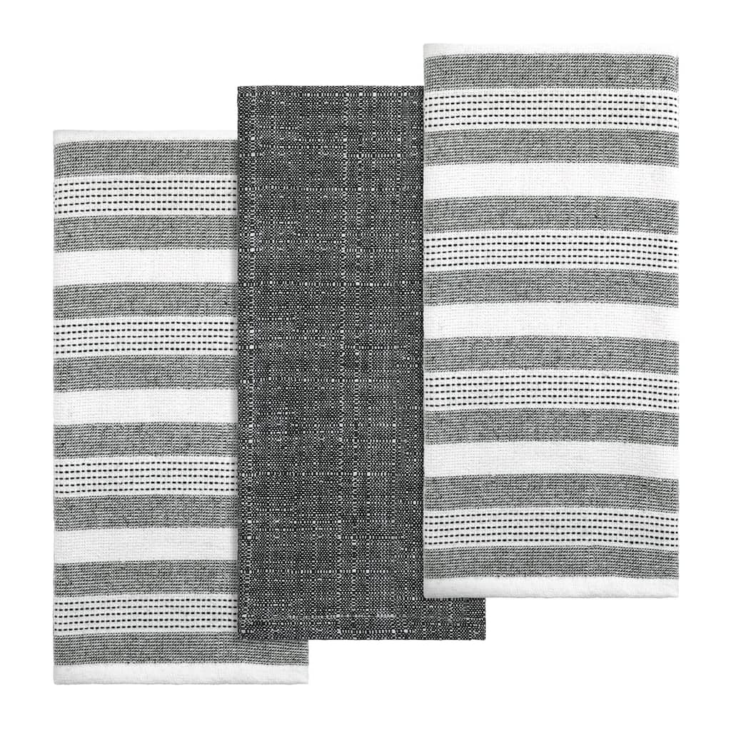 Izod Chester 3-Piece Kitchen Towel Set