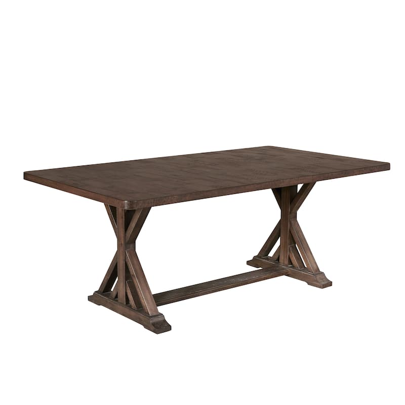 Sawmill Trestle Dining Table - 42"W x 30.63"H x 76"D