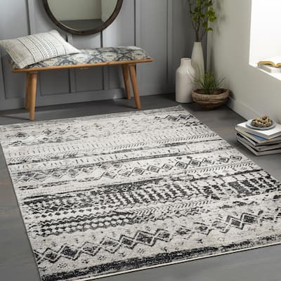 Livabliss Lavadora Vintage Washable Area Rug