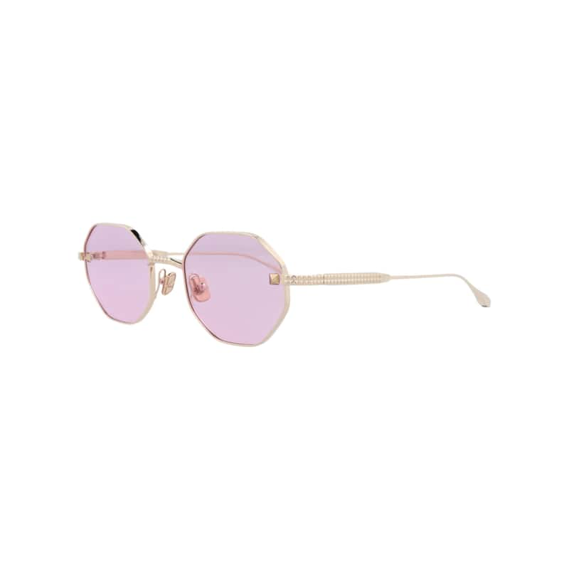 Valentino Round-Frame Metal Optical Frames
