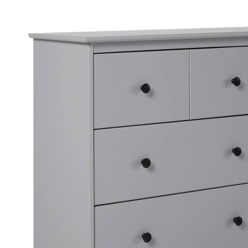 Walker Edison Bullrushes 6-Drawer Solid Wood Dresser
