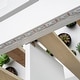 preview thumbnail 12 of 21, Twin Size Loft Bed with Staircase, L-Shaped Desk bed, LED Lights, Shelves & Cabinets, Space-Saving Workstation Bed Frame