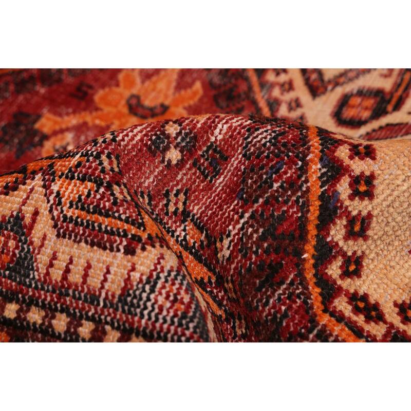 ECARPETGALLERY Hand-knotted Konya Anatolian Red Wool Rug - 5'3 x 10'1