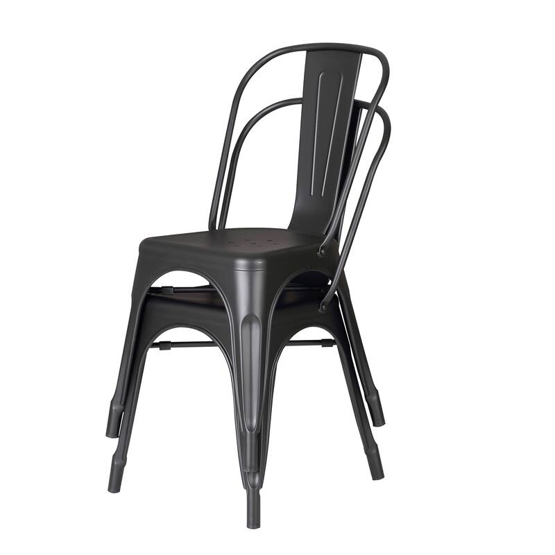 Modern Metal Dining Room Kitchen Bar Chair Set