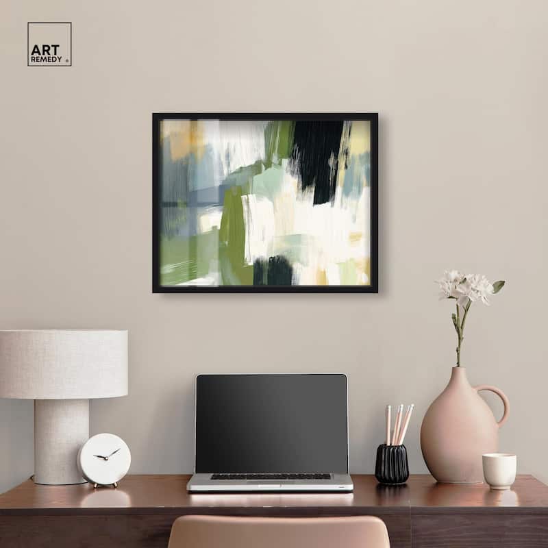 Moss Layers I Shadowbox by Art Remedy