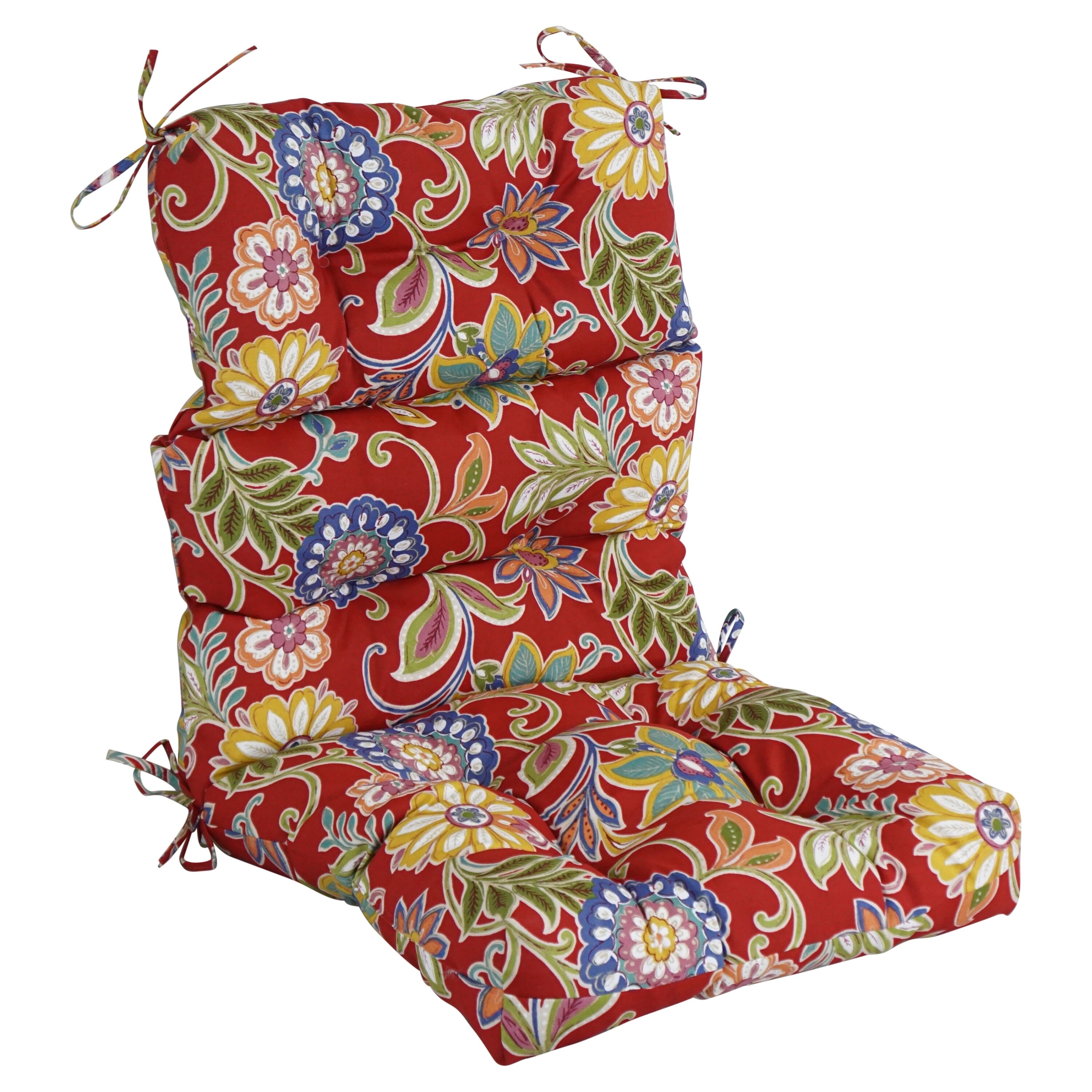 High back outdoor chair cushions shop