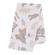 preview thumbnail 2 of 2, Disney B is for Bambi Tan, Gray, and White Super Soft Plush Baby Blanket