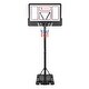 preview thumbnail 8 of 11, Height Adjustable 4.4-10 FT Portable Basketball Hoop with Shatterproof Backboard Indoor & Outdoor Fun Red+White+Black