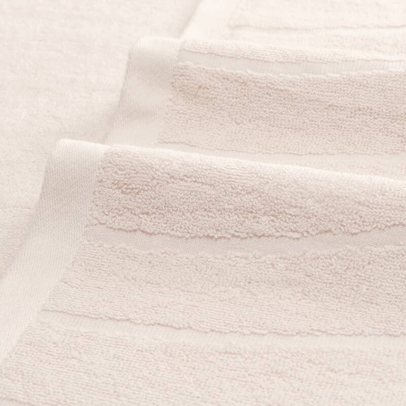 Cotton 2 Pcs Bath Towels, Light Weight and Highly Absorbent Towels for Bathroom, Gym, SPA, Yoga 28" x 56" - Pink