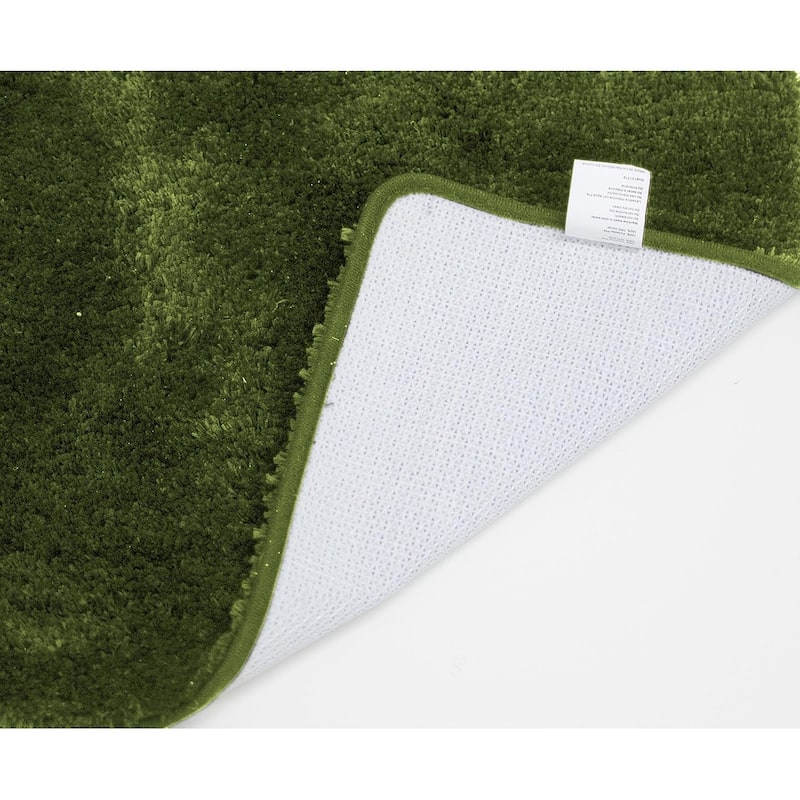 Queen Mary 3 Piece Bathroom Rug Set, Luxury Soft Plush Bath Mat, Contour Rug, Lid Cover, Non-Slip