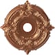3 1/2" Inside Diameter - Attica Thermoformed PVC Ceiling Medallion - 19" Outside Diameter - Bright Coat Copper