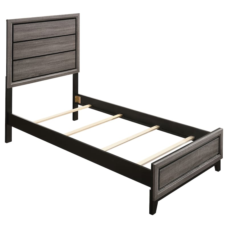 Watson Transitional Wood Panel Bed