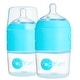preview thumbnail 23 of 22, PopYum 5 oz Anti-Colic Formula Making Baby Bottle 2-Pack - Blue