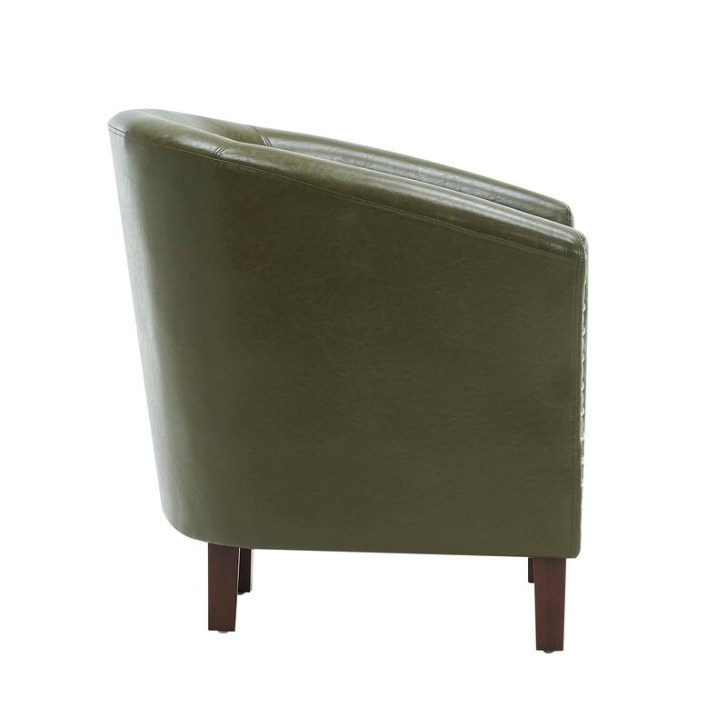 Carson Carrington Junsele PU Leather Accent Club Chair