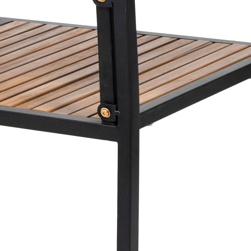 Bridget Outdoor Wood Dining Chair (Set of 2) by Christopher Knight Home