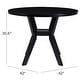 preview thumbnail 6 of 15, 42" Solid Wood Dining Table