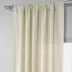 preview thumbnail 2 of 41, Exclusive Fabrics Signature French Linen Sheer Curtain (1 Panel)