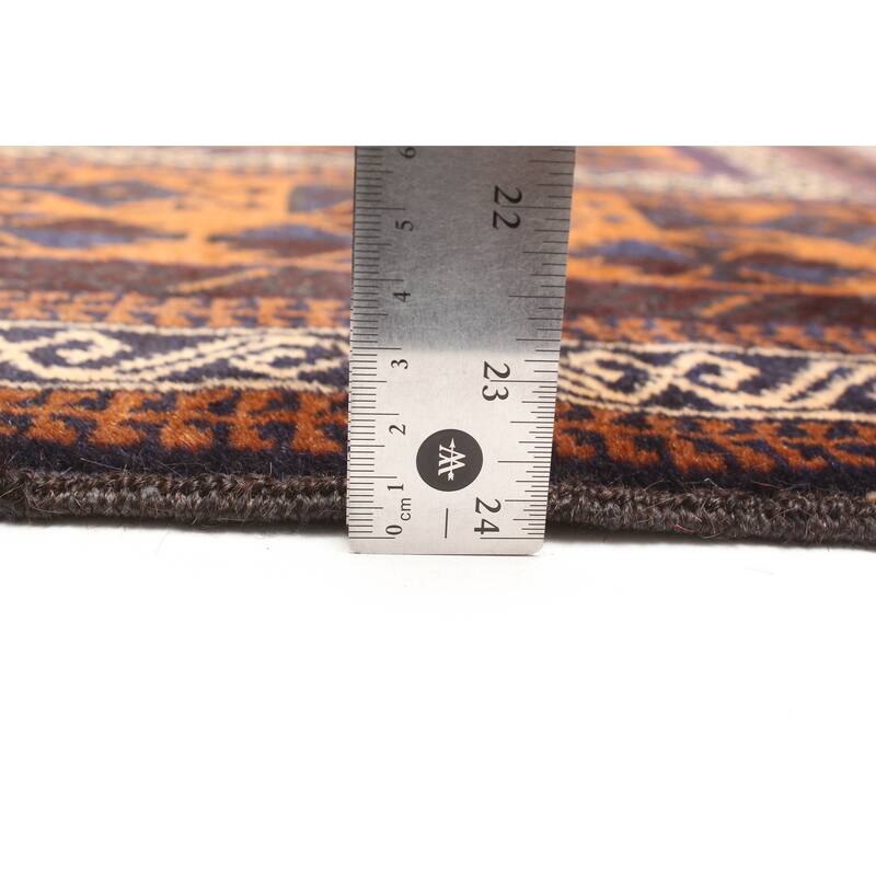 ECARPETGALLERY Hand-knotted Teimani Brown Wool Rug - 3'2 x 4'11