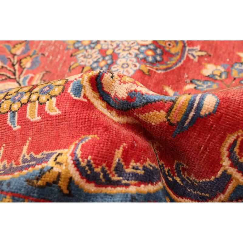 ECARPETGALLERY Hand-knotted Antalya Vintage Red Wool Rug - 6'2 x 10'1