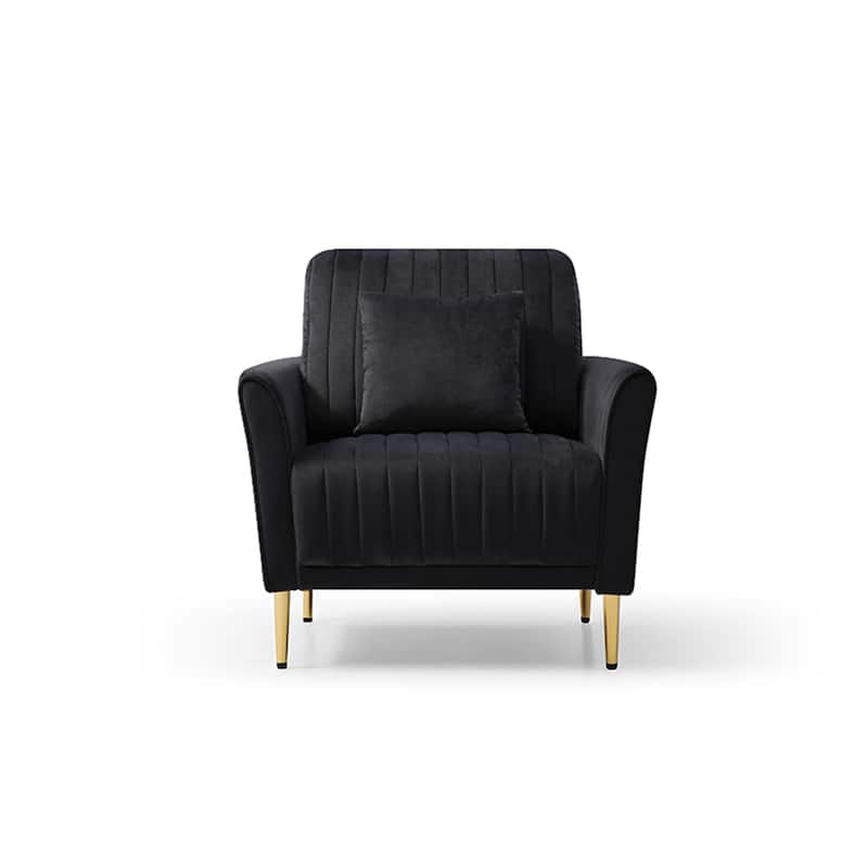 Velvet Accent Chair Living Room Chair