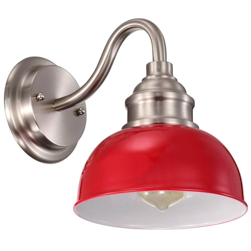 Lummilen 1 Light Farmhouse Dimmable Wall Bath Sconce