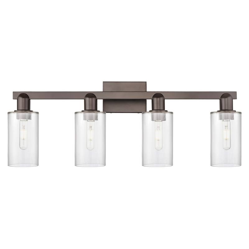 Innovations Lighting 716-4W-11-31 Clymer Vanity Clymer 4 Light 31" - Oil Rubbed Bronze / Clear