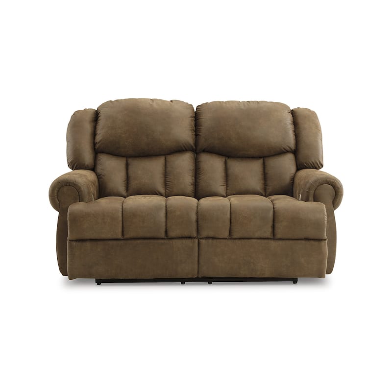Signature Design by Ashley Boothbay Brown Reclining Power Loveseat - 76"W x 46"D x 46"H