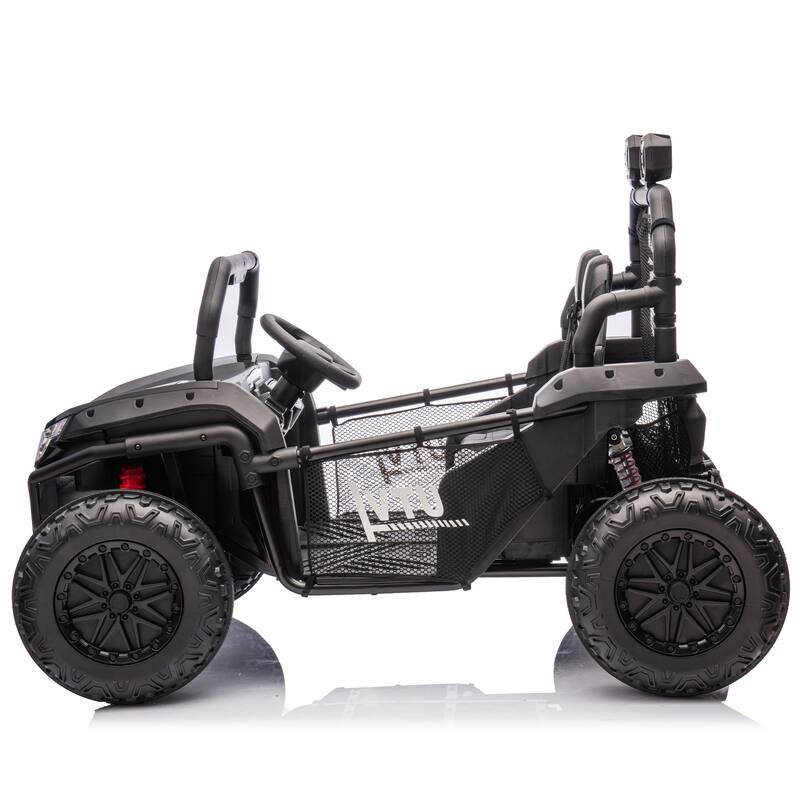 Powerful 24V Kids Ride On UTV, True Two-Seater with Remote Control, 400W Motors, Bluetooth, Four-Wheel Suspension, LED Lights