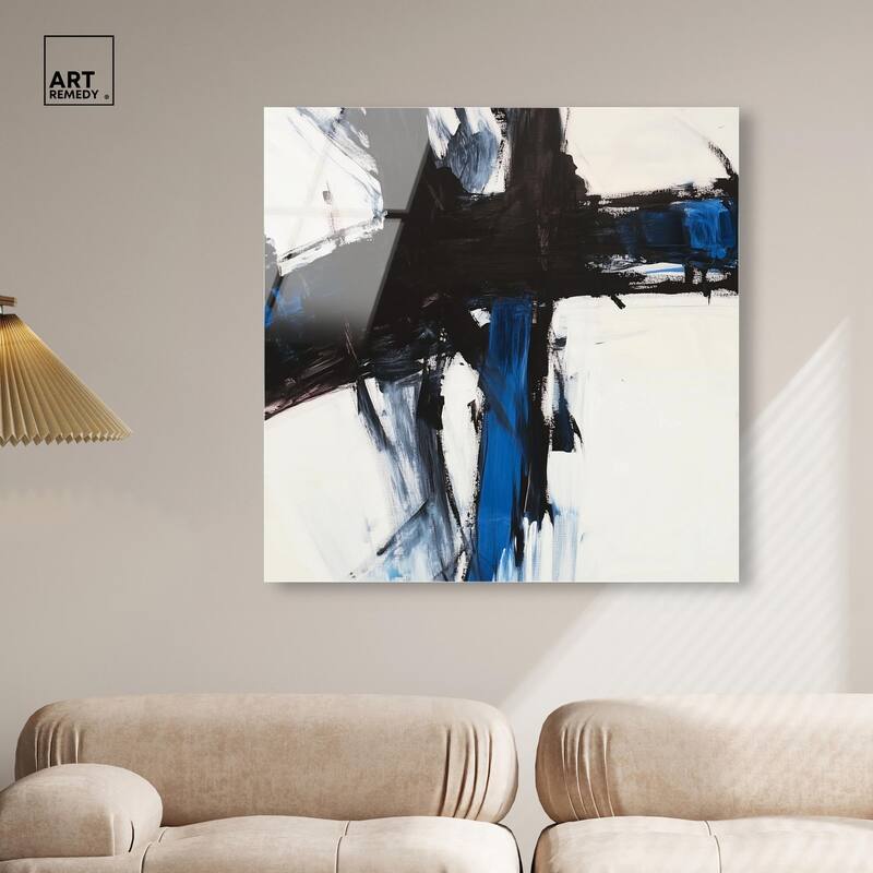 Blue Streak I Acrylic by Art Remedy, Ready to Hang