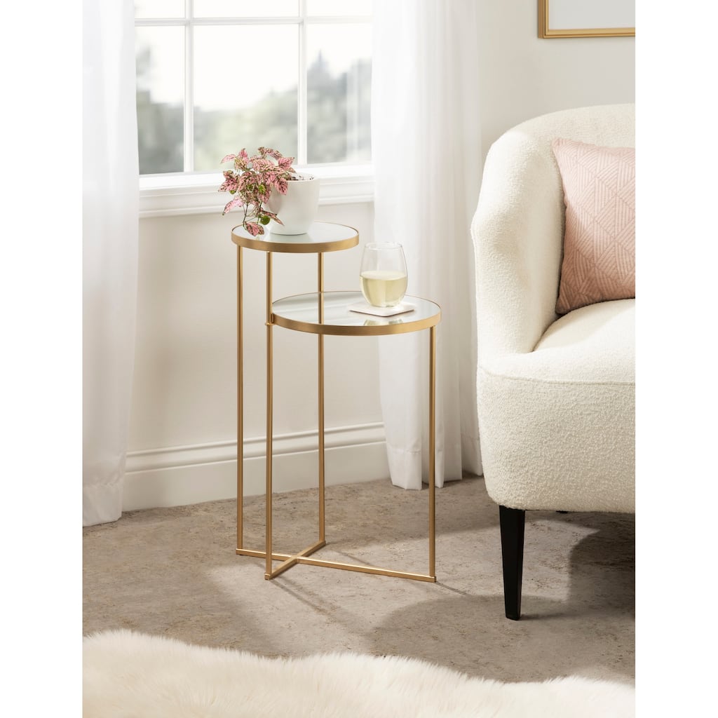 Kate and Laurel Peero Side Table - 9x15x24