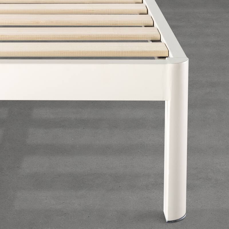 KERT Upholstered Metal Platform Bed By Crown Comfort