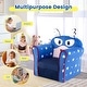 preview thumbnail 6 of 4, Kid's Sofa Chair Toddler Upholstered Armchair Children Couch Navy