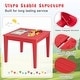 preview thumbnail 24 of 34, Gymax Kids Square Table Indoor Outdoor Heavy-Duty All-Weather Activity