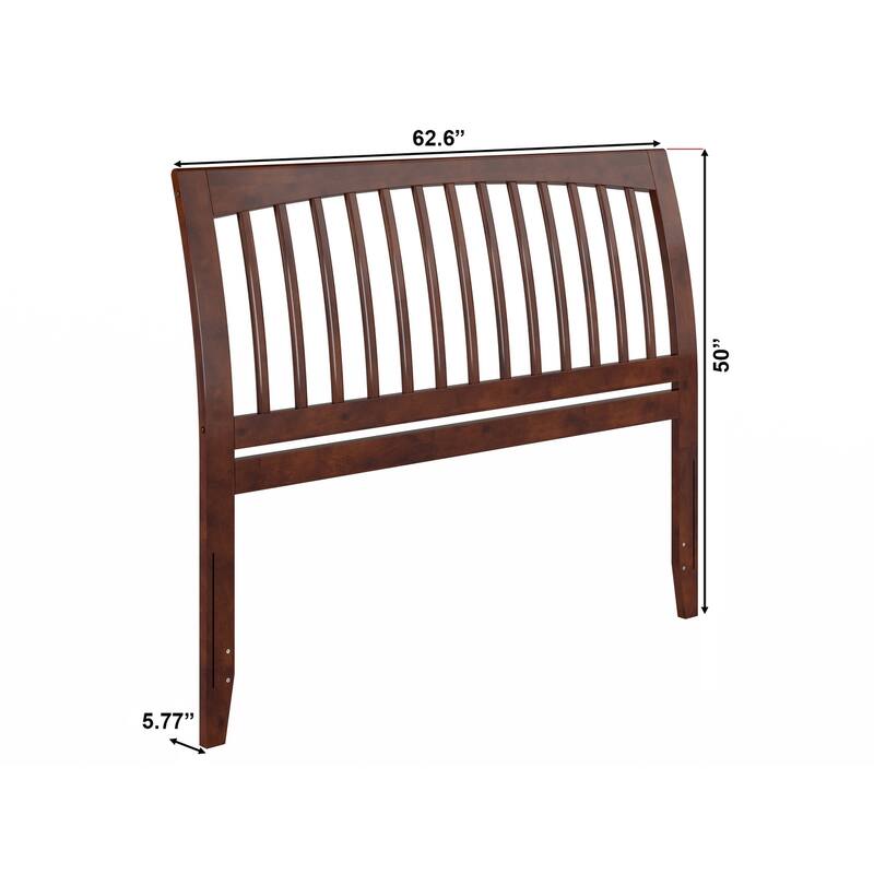 Orleans Sleigh Solid Wood Slat Headboard