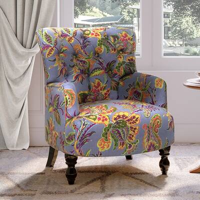Homy Casa 27.5" Wide Pattern Upholstered Armchair