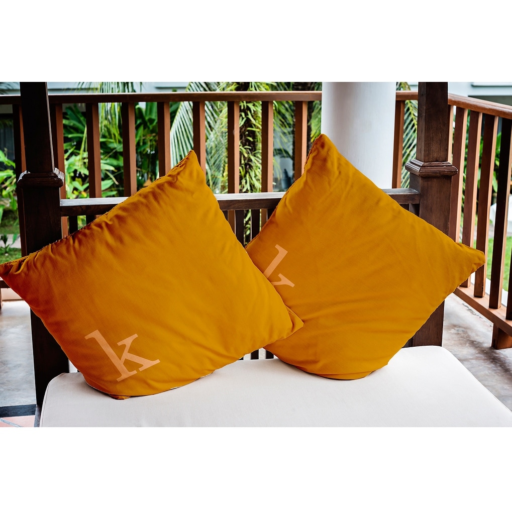 Outdoor monogram pillows hotsell