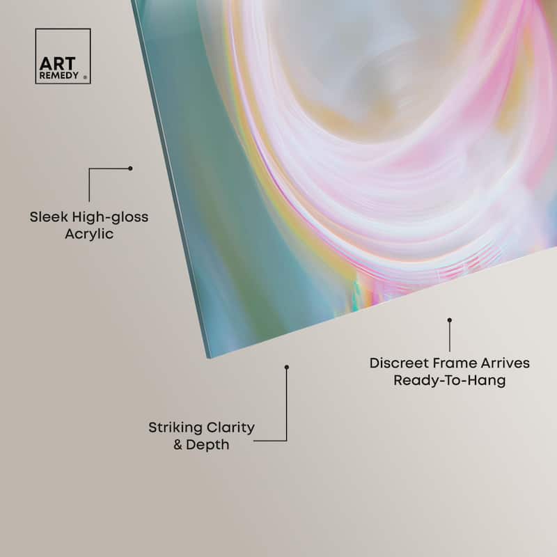 Swirling Light III Acrylic by Art Remedy, Ready to Hang