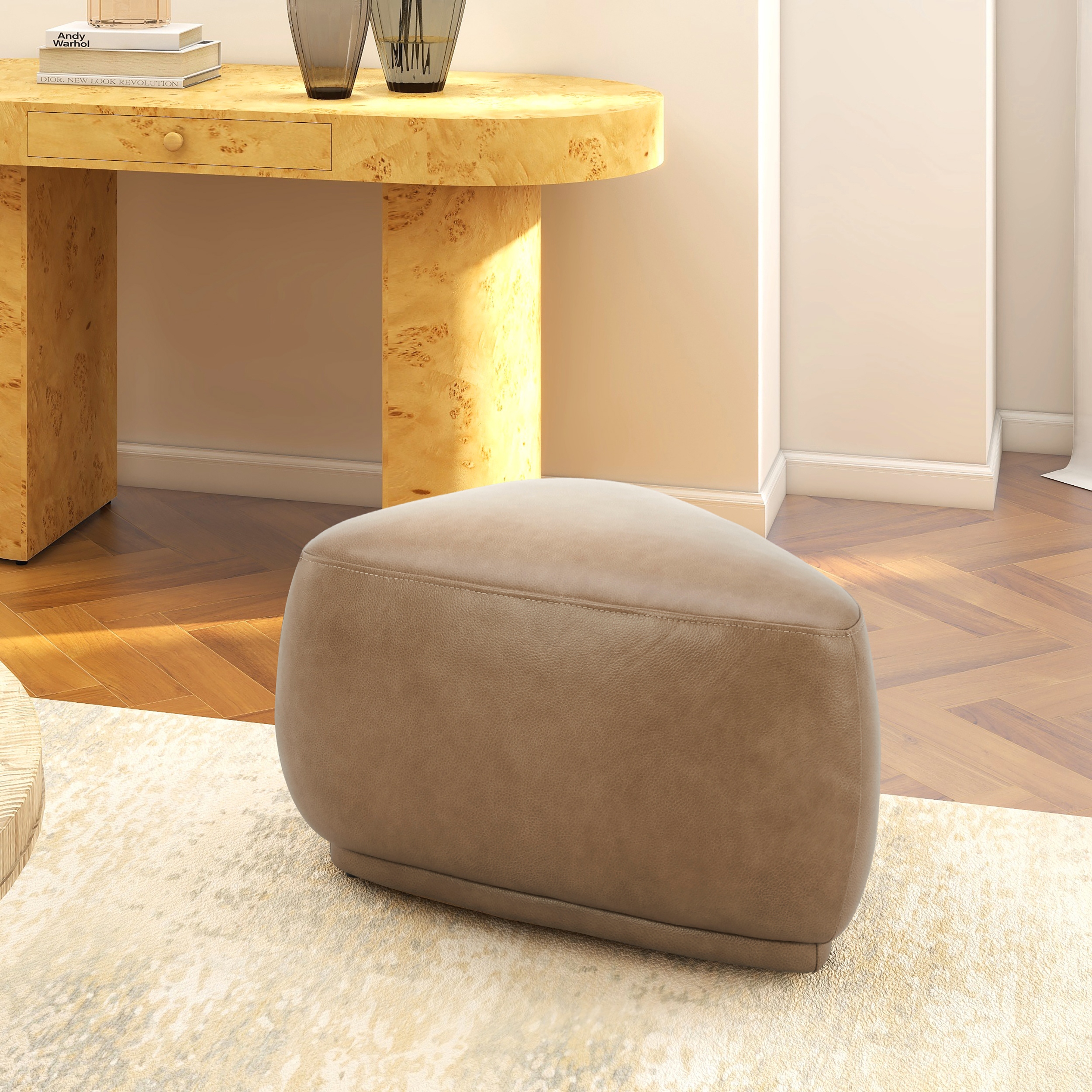 Yellow outlet cocktail ottoman