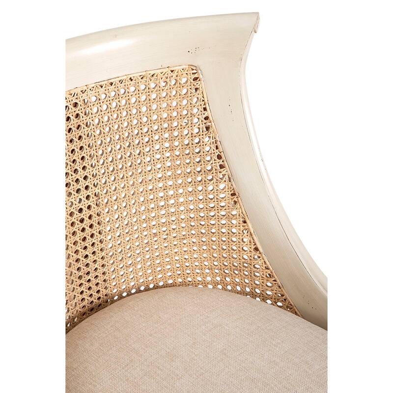 Furniture Classics Wood Cream Spoonback Counter Barstool