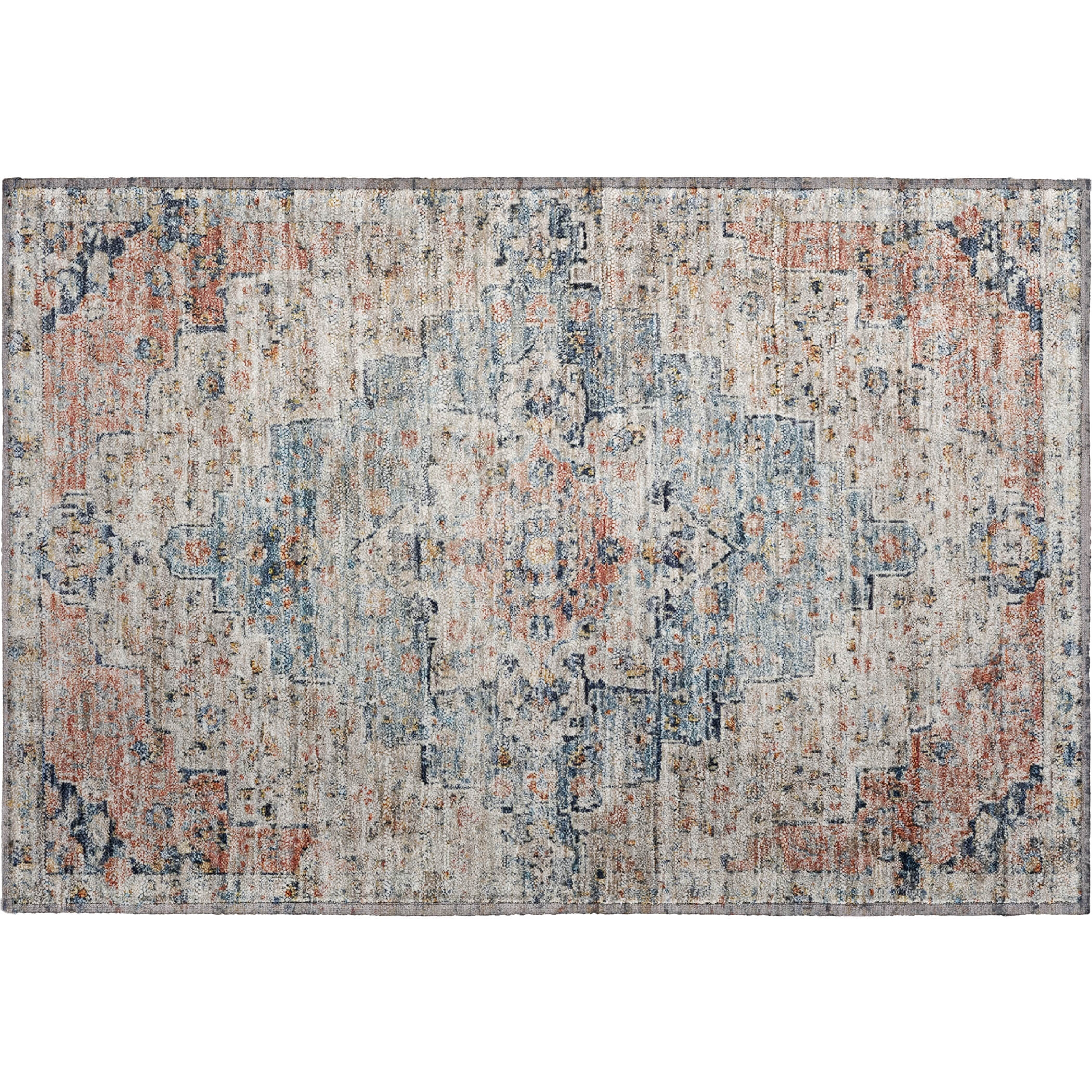 Premium Washable Super Soft Vintage Traditional Mayfield Rug